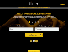Tablet Screenshot of flirten.nl